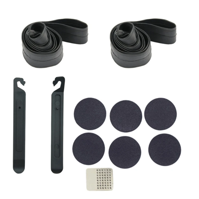 SEWS-24 Inch Bike Tube Plus with 2 Tyre Spoon Iron Tire Levers Valve MTB Inner Tubes Accessories |