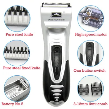 

Electric Hair Clipper Professional Metal Hair Clipper Electric Cordless Hair Grooming Home Haircut Hair Trimmer For Adult Kid