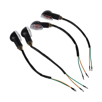 

NEW-4 x lights flashing light bulb lamp light amber 10W 12V for motorcycles
