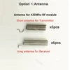 QIACHIP 433 mhz Antenna For 433mhz RF Receiver and transmitter Module For Wireless Remote Controls 10pcs/1set ► Photo 2/4