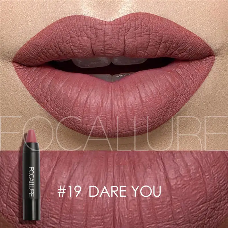 Губная помада FOCALLURE матовая водостойкая 19 цветов|matte lipstick lip|lipstick lipcolors matte |