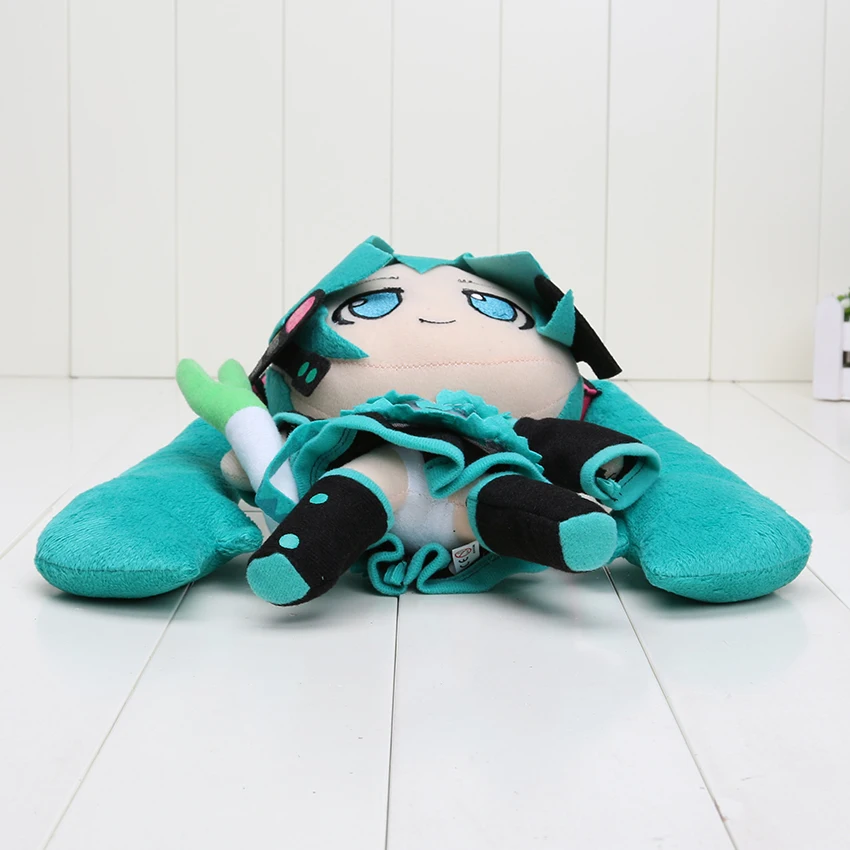 5 шт./лот Hatsune Мику Вокалоид серия японских Плюшевые игрушки Аниме куклы улыбка Хацунэ Мику меховой шарик-подвеска keychian 24 см