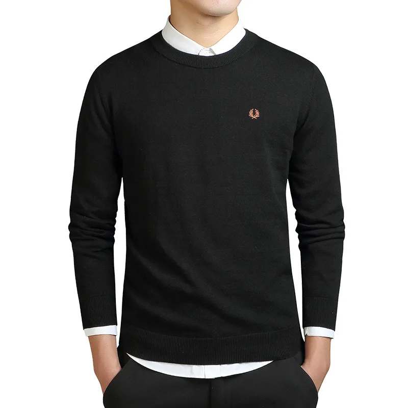 Pullover Knitted-Clothing Long-Sleeves-Sweater Wool Korean Men Winter Fashion Streetwear