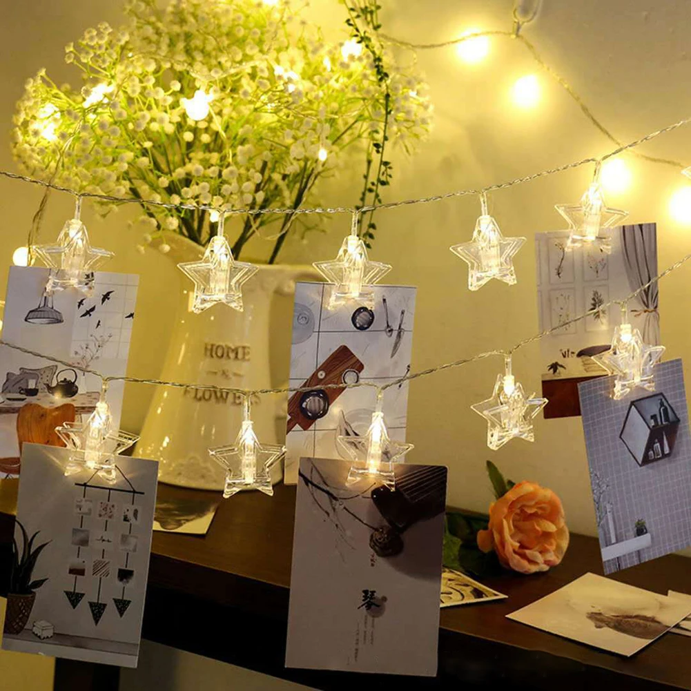 

3M/6M LED Photo USB Clip String Light Fairy Lights Outdoor Battery Operated Garland Christmas Decoration Party Wedding Xmas