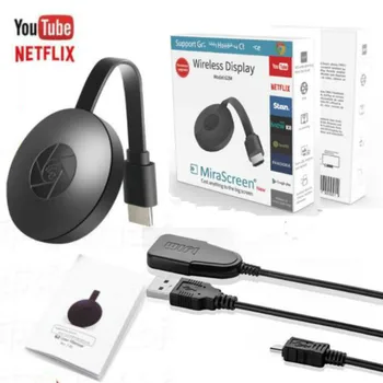 

2.4G/5G 1080P 4K Wireless HDMI Wifi Display TV Stick Receiver Dongle Mirascreen Miracast Airplay EZMira For iOS Android PC