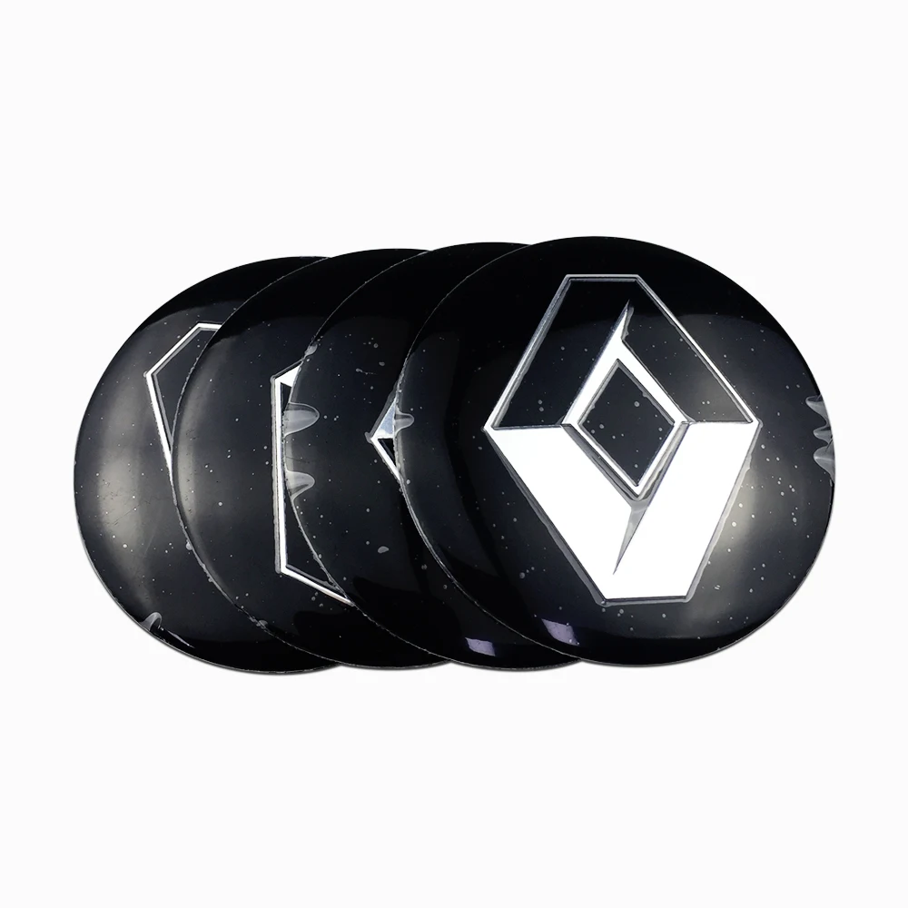 

Cool Style Metal Wheel Center Hub Caps Sticker For Renault Clio Captur Megane2 3 Scenic 2 Duster logan sandero laguna 2 koleos S