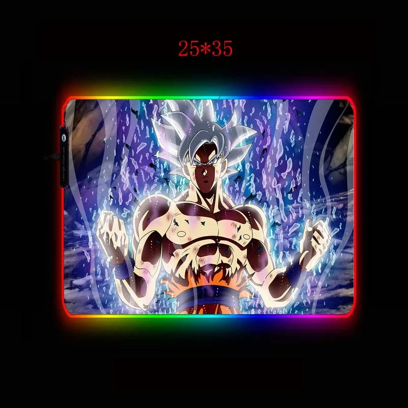  XGZ Dragon Ball RGB Mouse Pad Computer Mousepad LED Gaming Mouse Pad Gamer Large Mause Pad USB for 