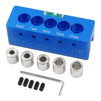 

Woodworking Straight Hole Puncher Aluminium Alloy with Blisters Log Tenon Drill