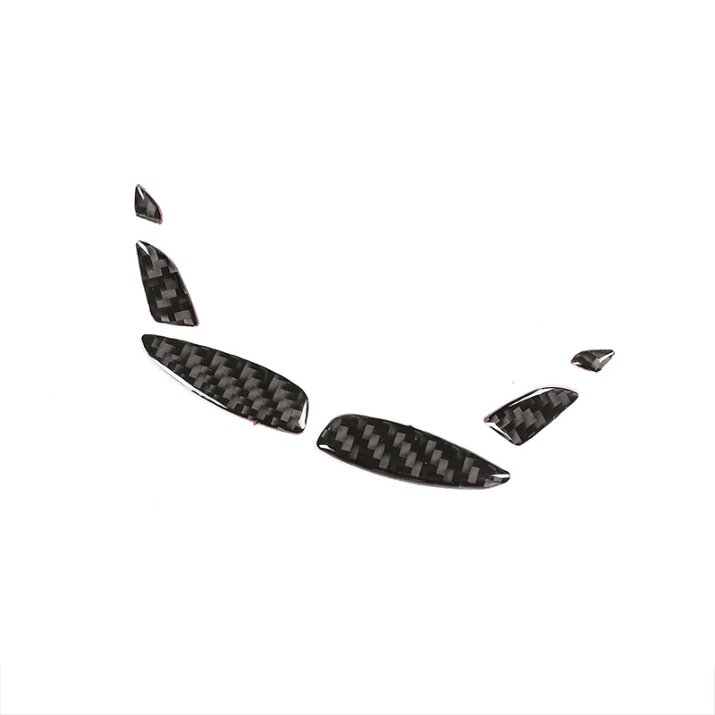 Carbon Fiber Мягкое углеродное волокно для салона автомобиля переключатель регулировки для Mercedes Benz C Class W205- аксессуары - Название цвета: Carbon Fiber