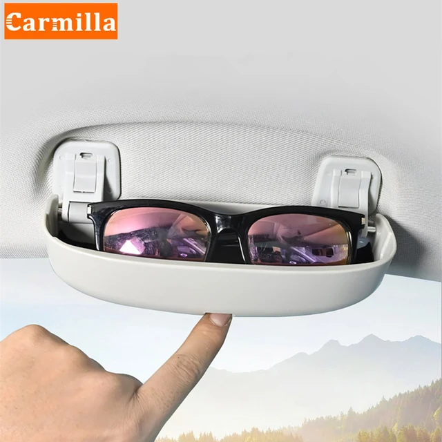 Car Glasses Case Sunglasses Holder Storage Box for Skoda Kodiaq Karoq Kamiq  for Volkswagen VW T-Roc Tharu Tarek Atlas 2018-2021 - AliExpress