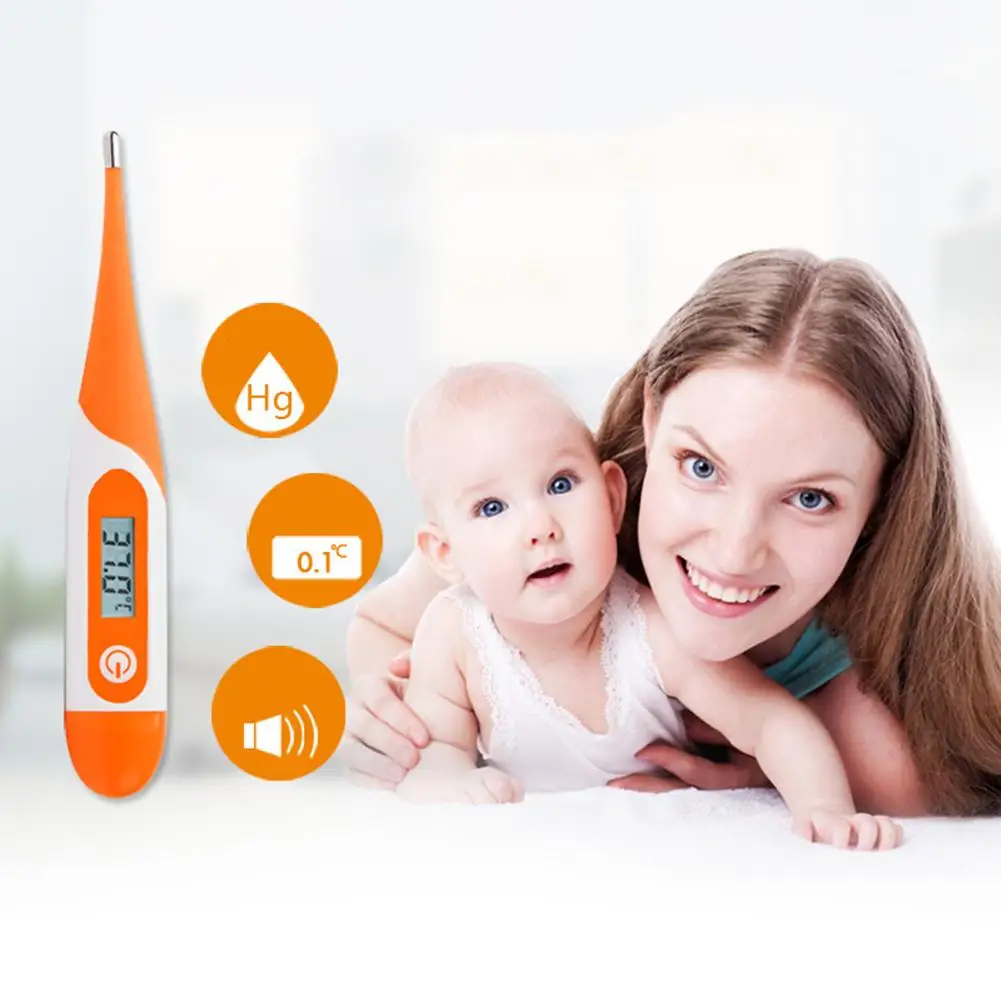 

Electronic Digital Soft Head Thermometer Ears Oral Temperature Measurement Tool Thermometer Temperature Measurement Kitchen Tool