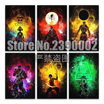 

5d Diy Diamond Painting Cross Stitch JUMP COMICS Embroidery Mosaic Full Rhinestone Cartoon Posters Paintings Gifts Home Decor