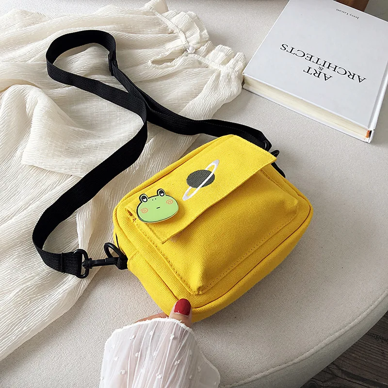 Crossbody-Bags Purses Phone-Bag Messenger-Bag Female Handbags Canvas Shoulder Small Mini