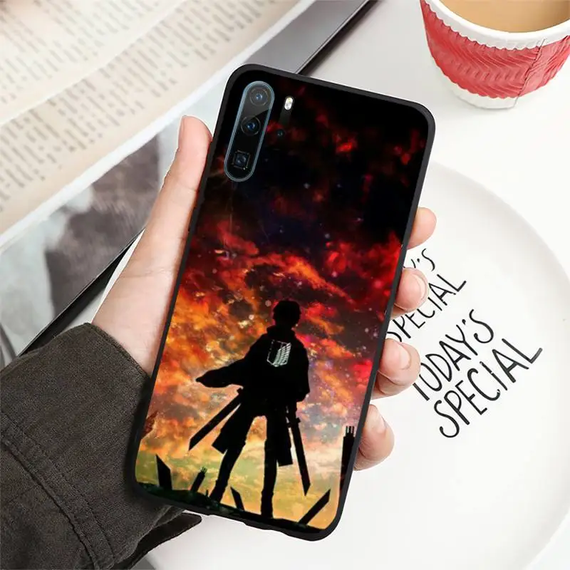 huawei snorkeling case Tấn Công Titan Ốp Lưng Điện Thoại Huawei P20 P30 P40 Lite Pro P Thông Minh 2019 silicone case for huawei phone Cases For Huawei