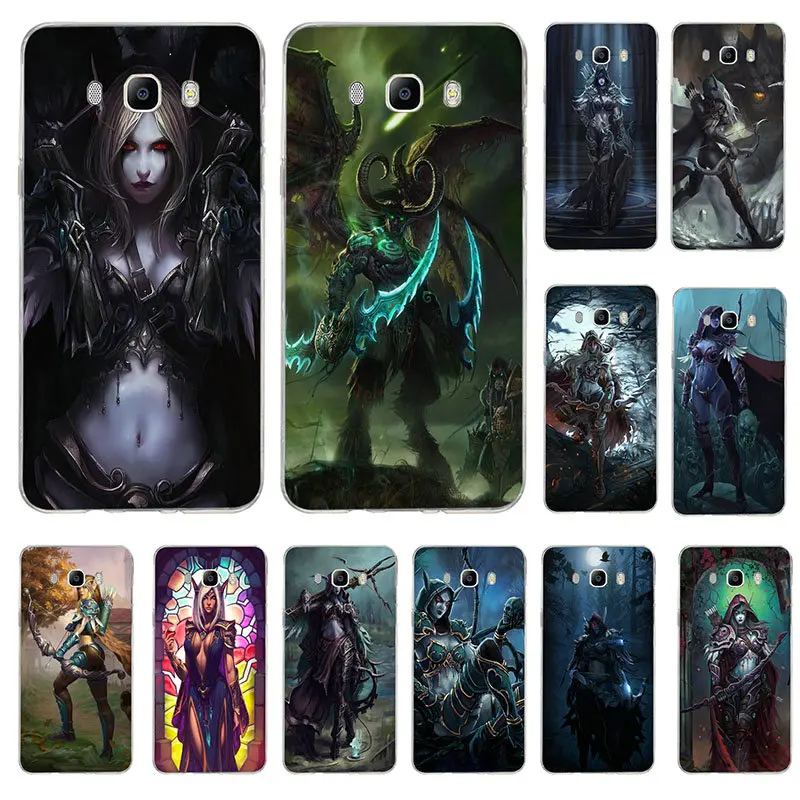 Silicon Cases for Samsung Galaxy S2 S3 S4 S5 Mini S6 S7 Edge S8 S9 S10 Plus Lite World of Warcrafts Sylvanas Windrunner | Мобильные