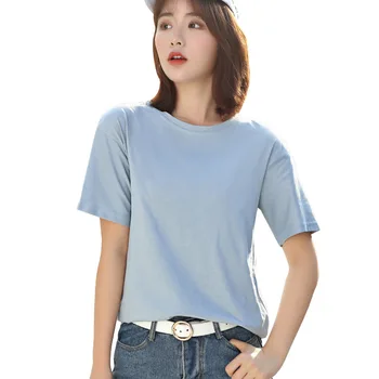 

Shirt Women /men Fashion Gray T-Short Sleeve Kpop T- Shirt Men White