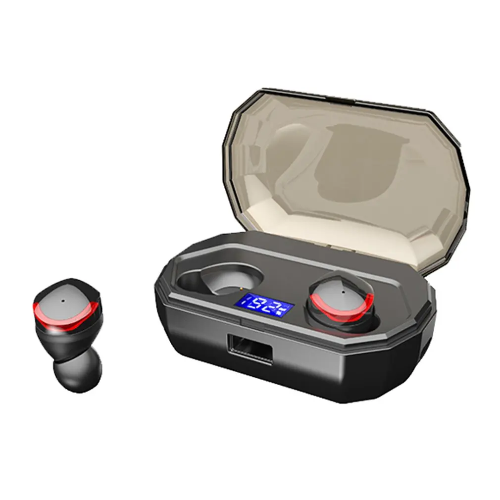 R10 Mini Headphones 5.0 Digital Display Wireless Earphones Tws Earbuds Business Call Sports Headphones
