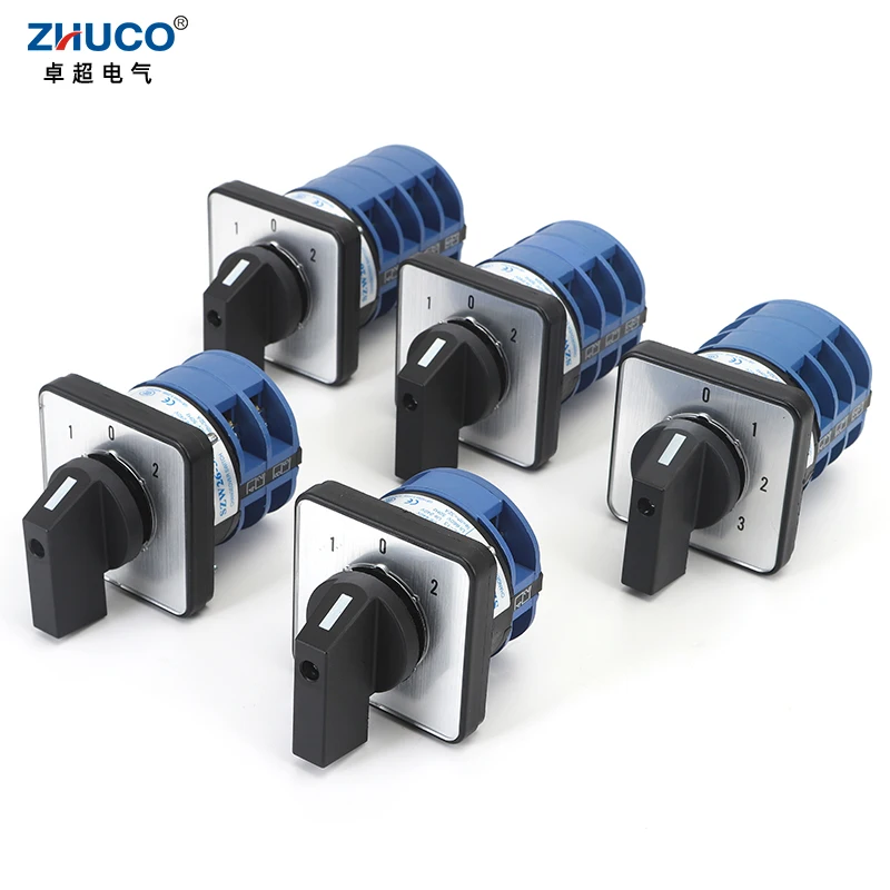 Zhuco Szw26/lw26-32 32a On-off-on 3 Position 1-4 Phase 1-0-2 Cam ...