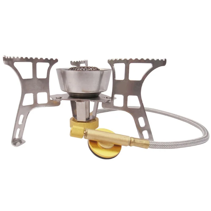 

Windproof Gas Stove Foldable Camping Stove Picnic Burners Outdoor Gas Stove Cooking Backpacking Hiking Butane Furnace