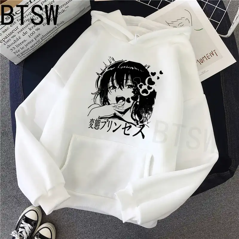 2020 homens outono engraçado hoodies imprimir sexy rosto anime hentai orgasmo japonês presente streetwear masculino gráfico topos pullovers