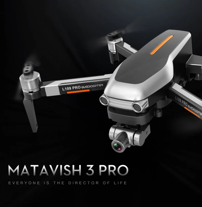 L109 Pro Drone, 13.2-Axis Anti-Shake Stable Gimbal: Equipped 