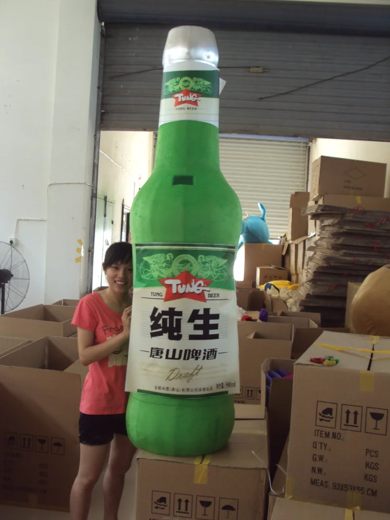 

Ohlees beer bottle mascot costume picture is example only,do custom according to customer design