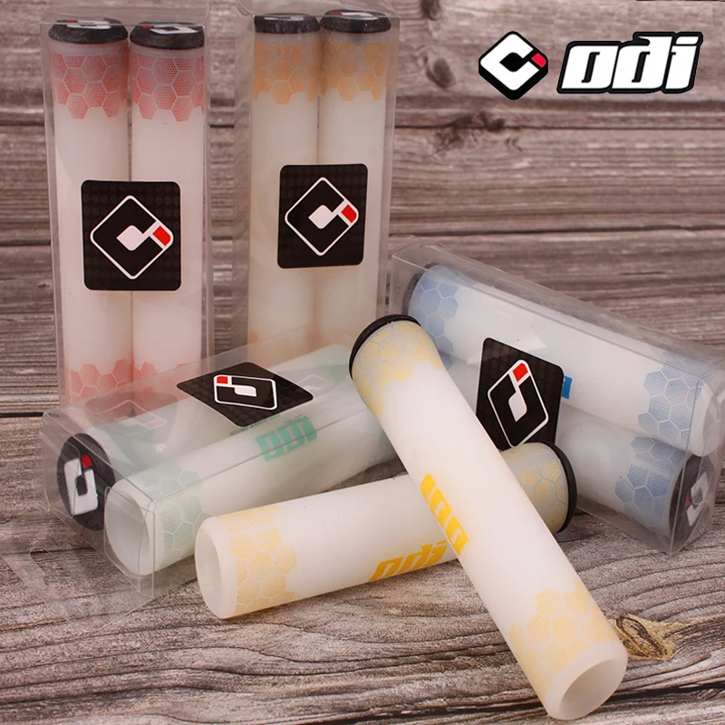 ODI MTB рукоятка Грипсы 1 пара силиконовые складные балансировочные ручки для езды на велосипеде противоударный горный велосипед рулевой аксессуар запчасти