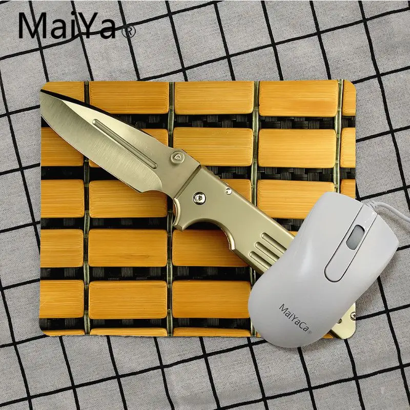 Maiya, высокое качество, острый Военный нож, сделай сам, дизайн, игровой с узором, коврик для мыши,,, игровой коврик для мыши