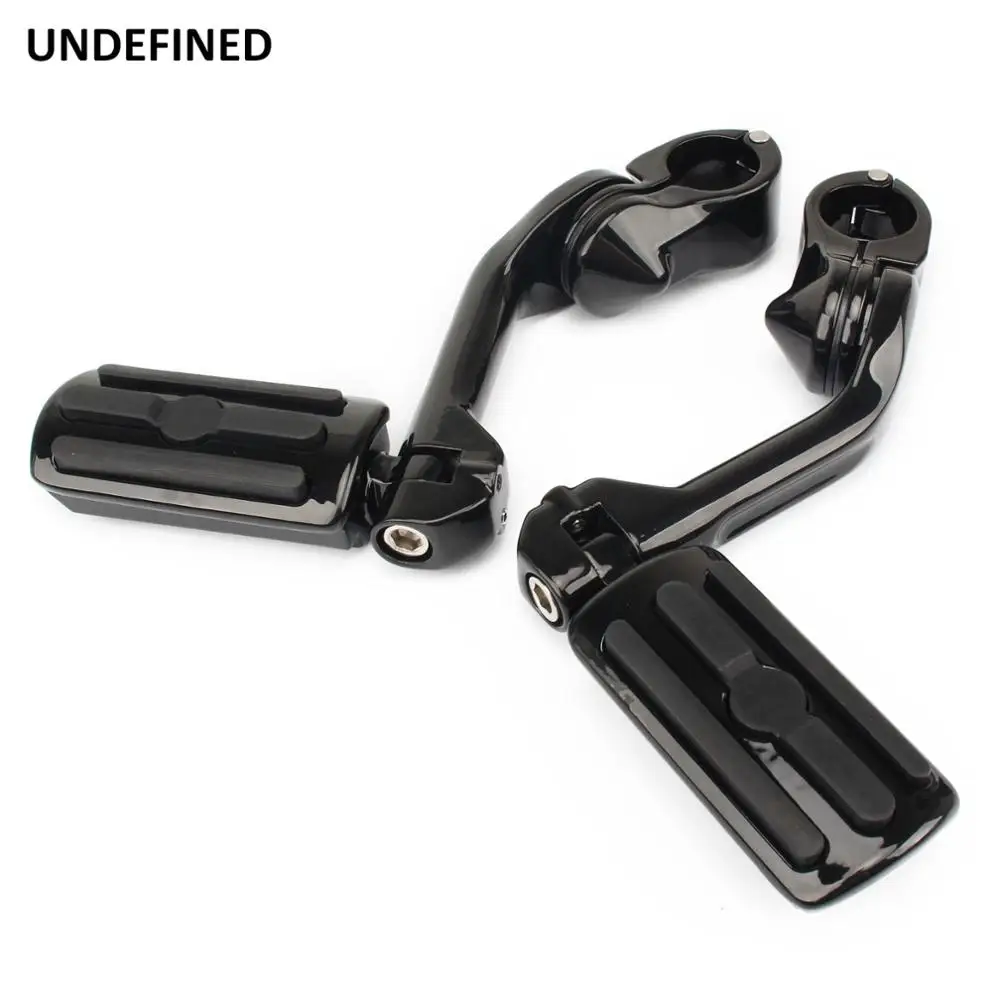 Motorcycle Foot Pegs Highway Stream-liner Footrest Mount Kit 1 1//4 32mm Engine Guard for Touring Sportster Dyna Softail V-Rod