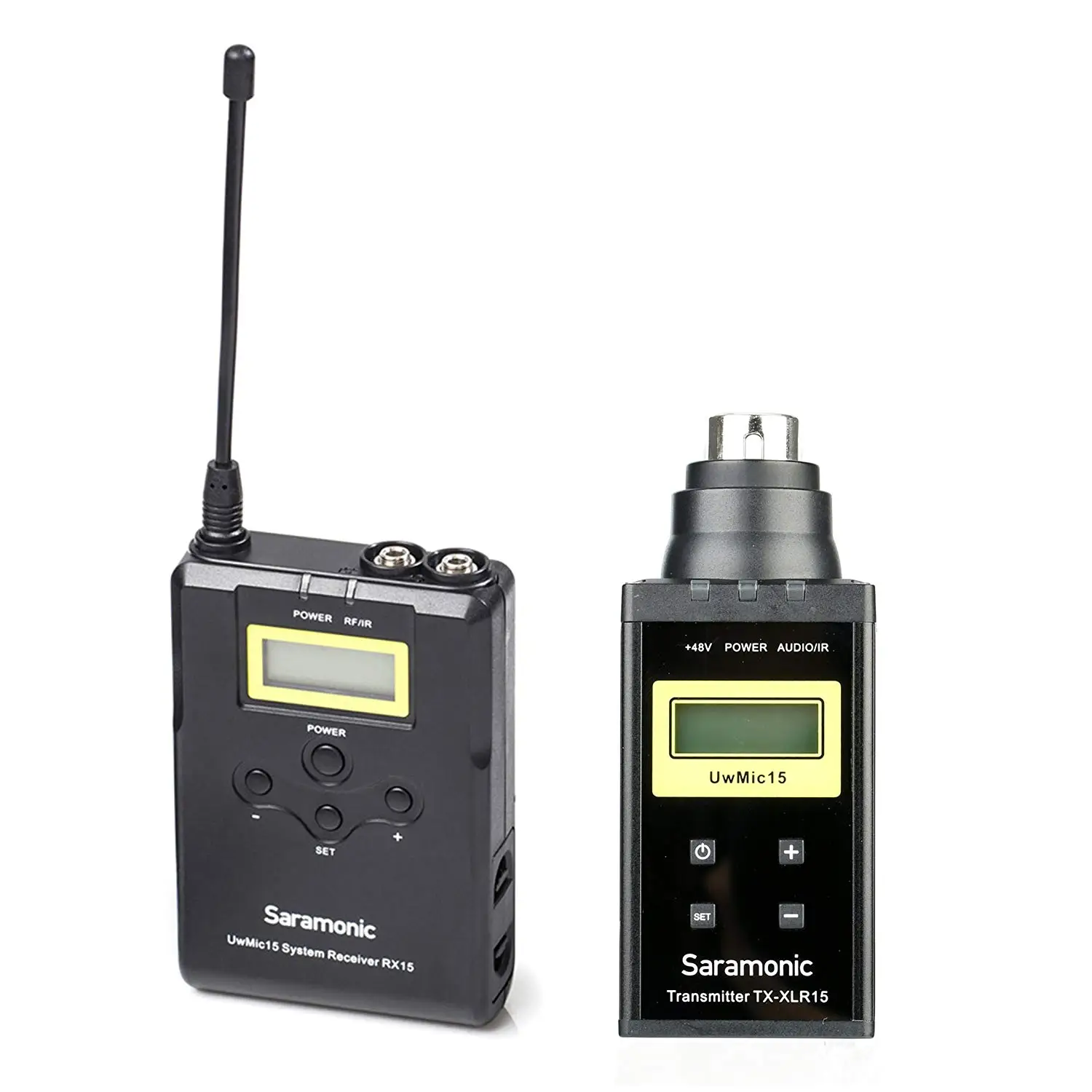 Saramonic UwMic15B 16 канальный UHF Беспроводной XLR Plug On передатчик Системы для