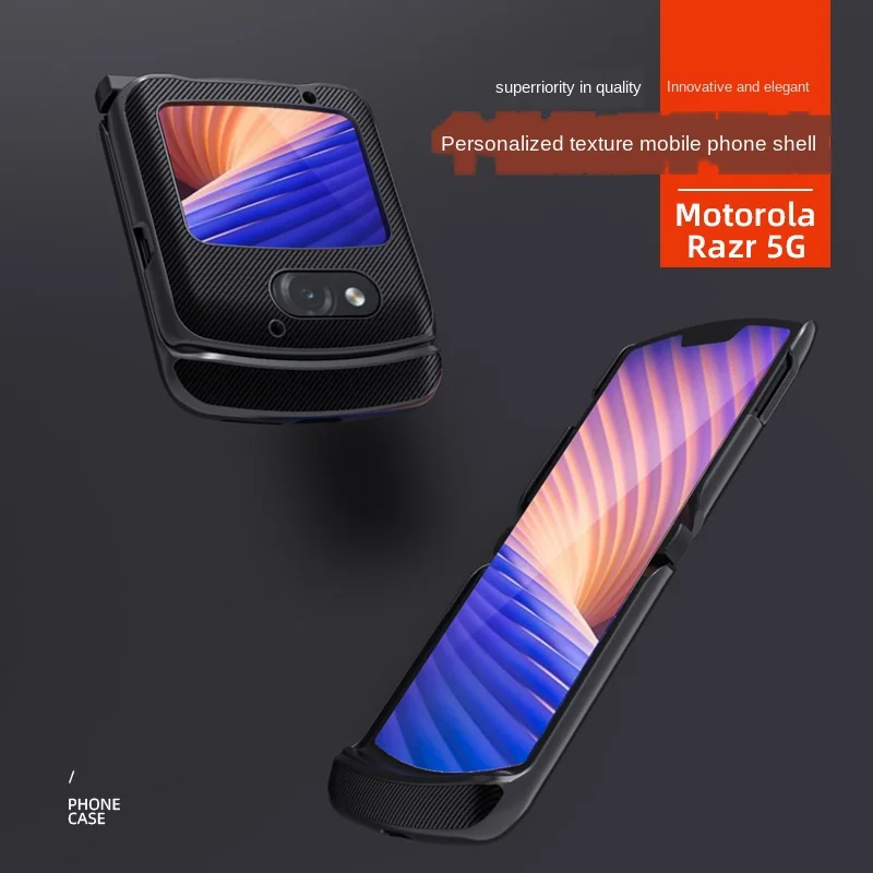 Роскошная ультратонкая кожаная Складная защитная задняя крышка для Motorola Moto Razr 5G