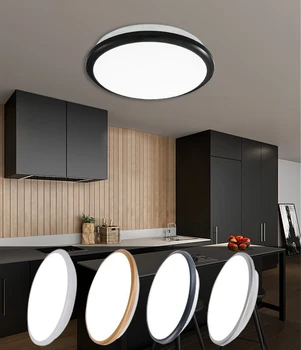 

Tri-Proof LED Ceiling Lights Simple Round 18W 220V Flush Mounted LED Ceiling Lamp Bedroom Kitchen Lighting Fixture