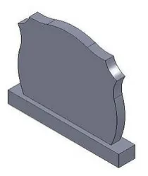 

Stela in 650 * W 850 * t 70