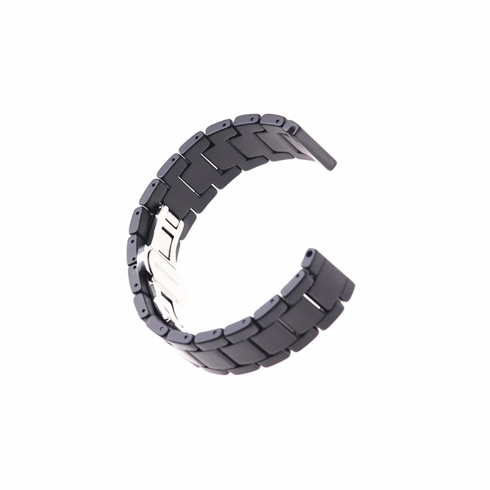 

Ceramic Replacement 20mm 22mm Gift Dual Folding Clasp Easy Use Classical Watch Strap Solid Accessories Long Fashion Business