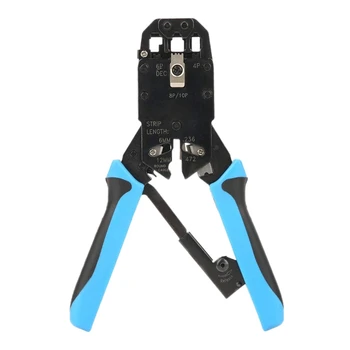 

TU-200AR Network Ethernet Cable Crimper Wire Crimping Pliers Tool for 8P8C RJ-45 Wood Hand Plane Cable Crimping Tool