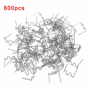 

Silver Hot Stapler 600Pcs Car Damaged Bumper Stainless Steel High Quality