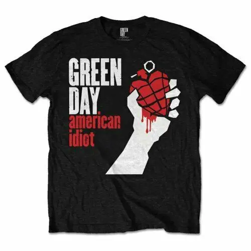 Зеленый День Американский Idiot Официальный товар футболка M L Xl Neu | Мужская одежда