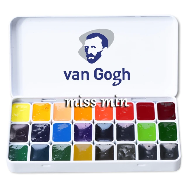 VAN GOGH Handmade 1ml 24/40/52 colors Watercolor Paint Set Mini Water Color  For Painting