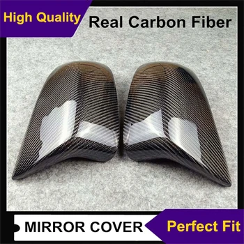 

Pair car styling for Bmw X5M X6M F85 F86 2014-2018 real carbon fiber rearview side original style mirror housing cover caps trim