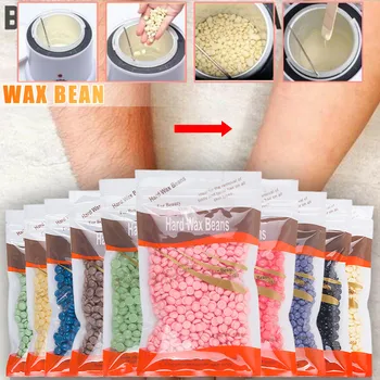 

Hair Removal Beans Depilatory Wax 100G/Bag Honey Wax Beans Paperless Hair Removal Wax A23#30