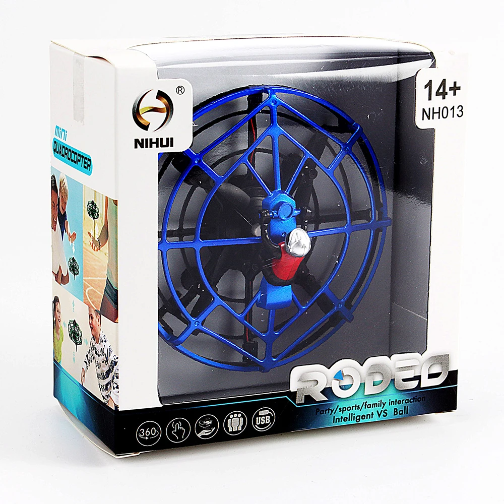 Мини Дрон НЛО Вертолет Летающий игрушечный RC Дрон индукции воздушный Квадрокоптер игрушечные Дроны для детей подарок на день рождения