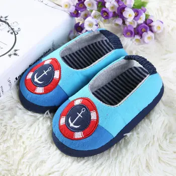 

Soft Anti-slip Slippers Boys Girls Cotton Indoor Children Shoes Kids Baby Hot Slippers Baby Slippers