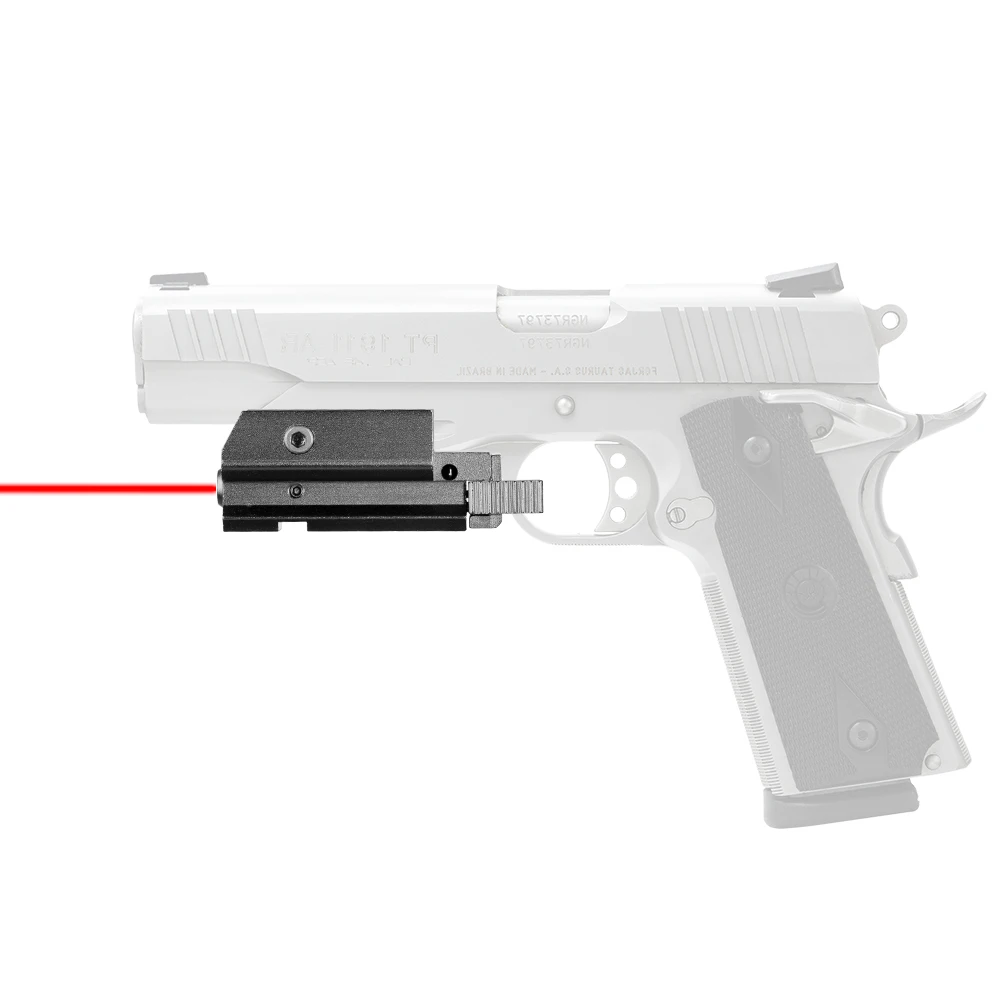 Тактический стрелковый оружейный лазерный прицел охотничья оптика мини красный лазерный прицел пистолет страйкбол пистолет 20 мм рельсы использовать лазерный указатель