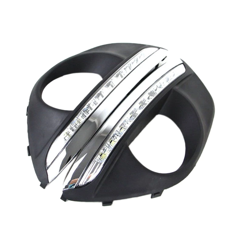 

For Hyundai Santa Fe 2010-2012 White SMD LED Driving Light Fog Lamp Cover DRL