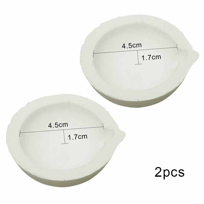 High Temperature Quartz Melting Crucible Dish Bowl Pot Casting for Gold Silver can CSV