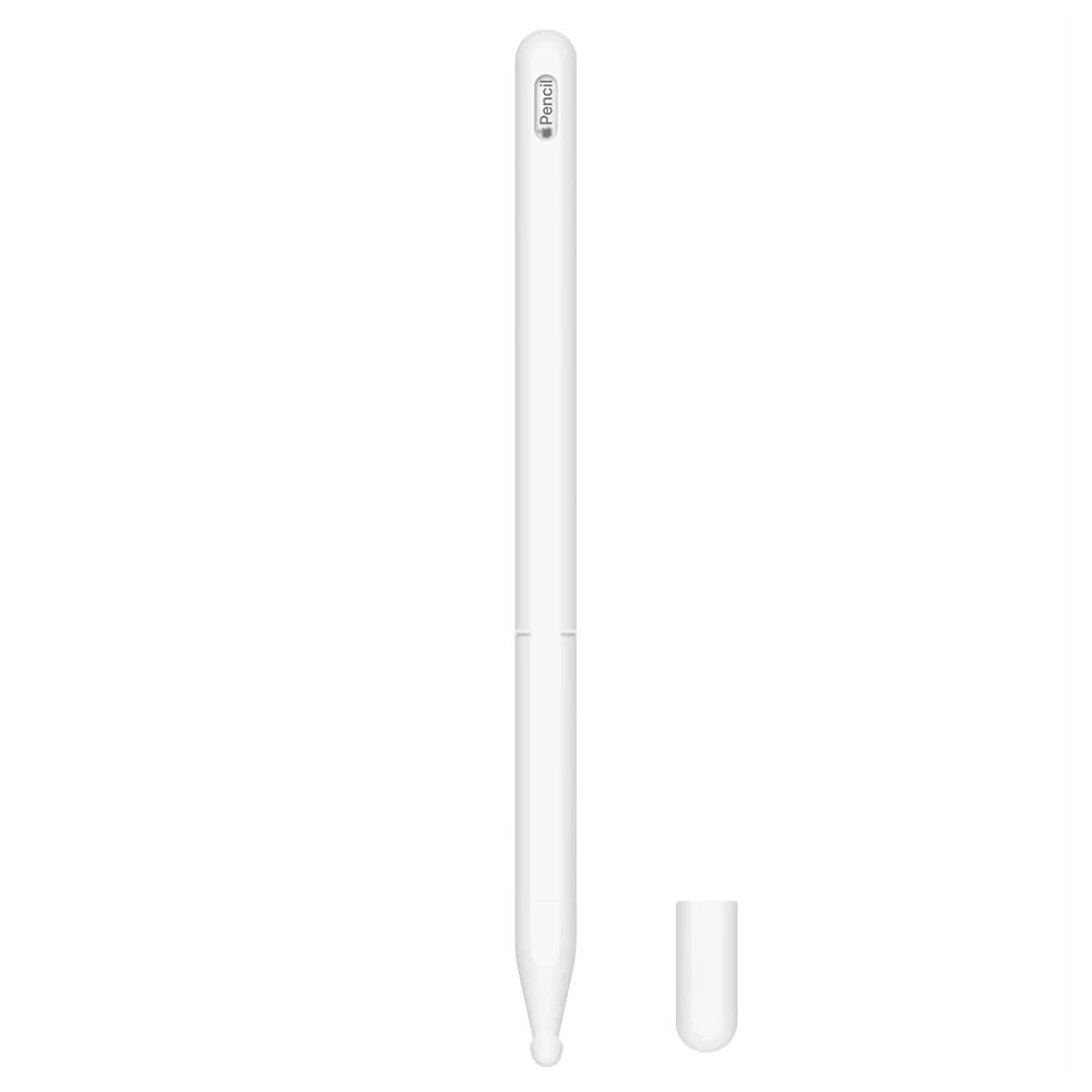 Чехол для Apple Pencil 2-го поколения для Apple Pencil 2 держатель Премиум силиконовый чехол для iPad Pro 12,9 11 дюймов ручка - Цвета: Белый