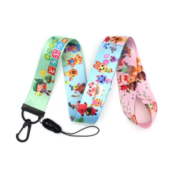 

Animal Crossing Lanyard Watercolor Printing Lanyards Phone Case Cartoon Cute Pet Lanyard Badge Holders Funny Keychain NA2248