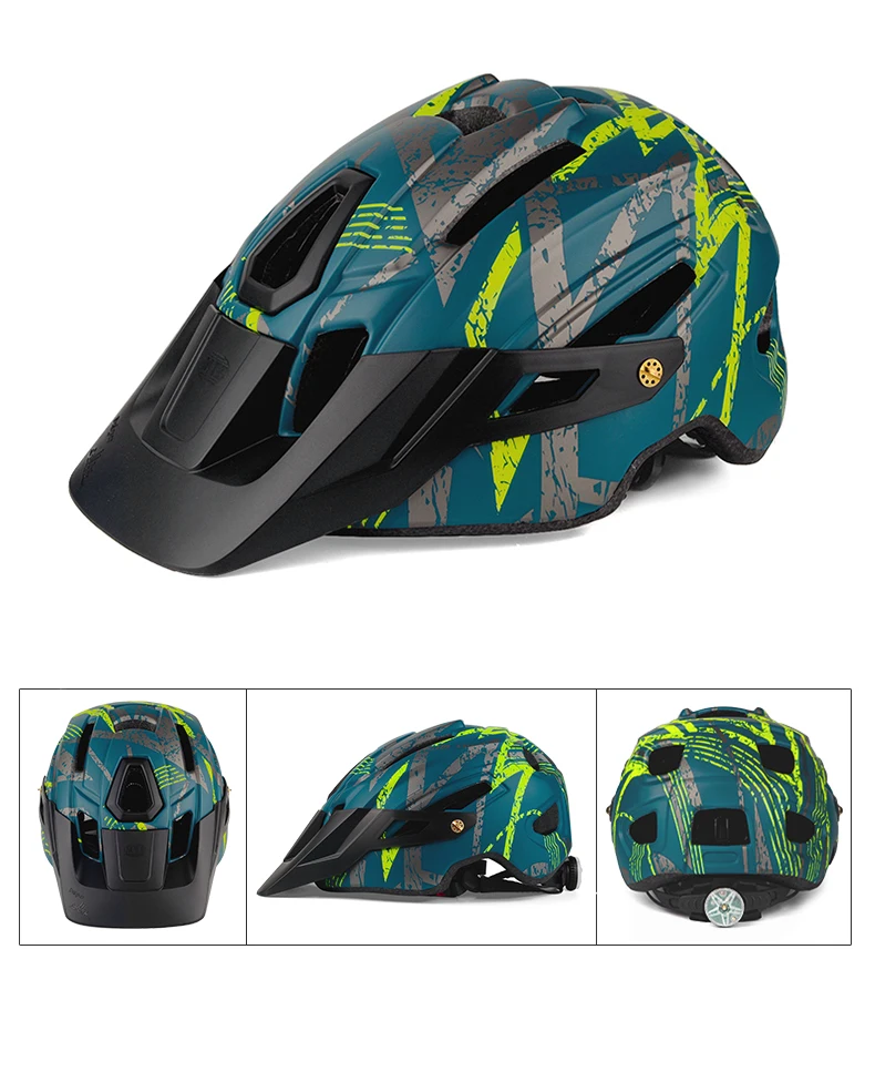 Bicycle Helmet for Adult Men Women MTB Bike Mountain Road Cycling Safety Outdoor Sports Safty Helmet dark blue body color