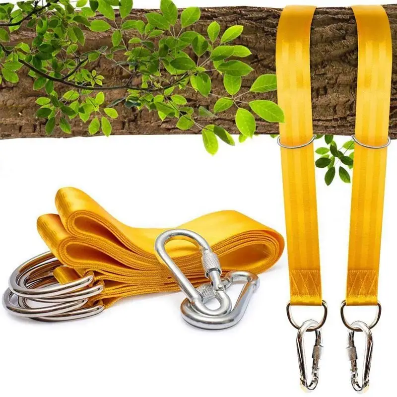 

Swing attachment, suspension set hammock hammock chair Swing Hanging belt kit for attachment seat Hinged seat with 2 carabiner