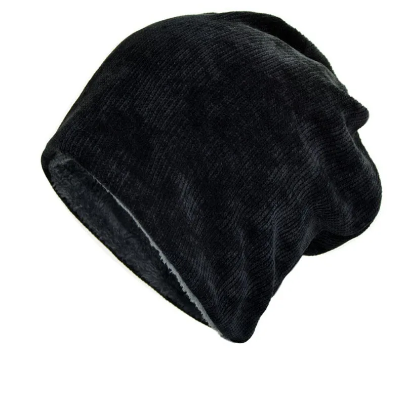 Новейшая шерсть нить Удобный однотонный наружные наушники Skullies Beanies Hat утолщение плюс бархатная зимняя женская шапка